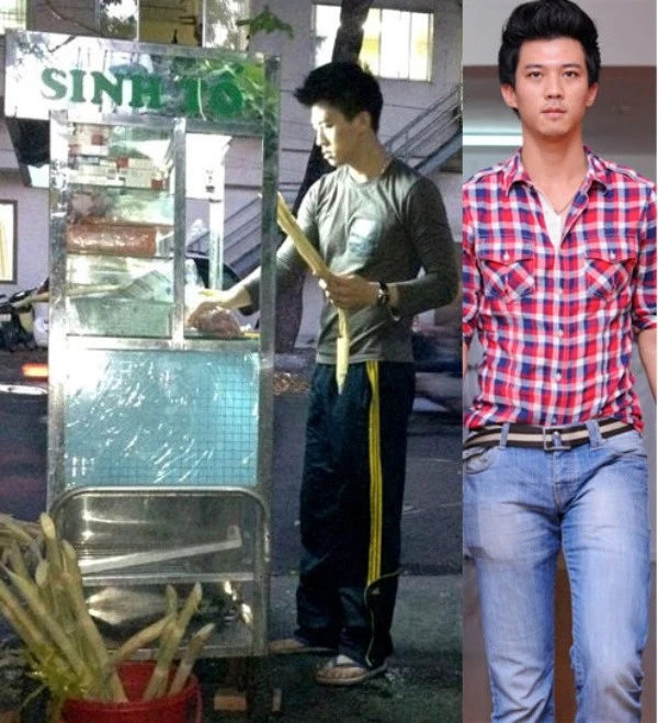 Hà Việt Dũng bán nước mía. Cuộc sống mưu sinh không phải màu hồng của sao Việt