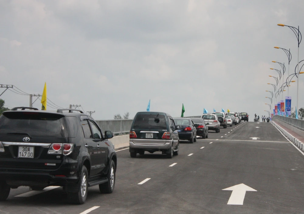 Khánh thành cầu ông Cộ ảnh 2 Khánh thành cầu ông Cộ ảnh 2