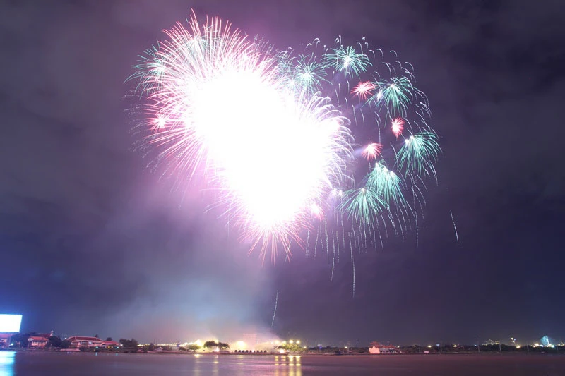 TP.HCM: Người dân háo hức xem pháo hoa ảnh 2