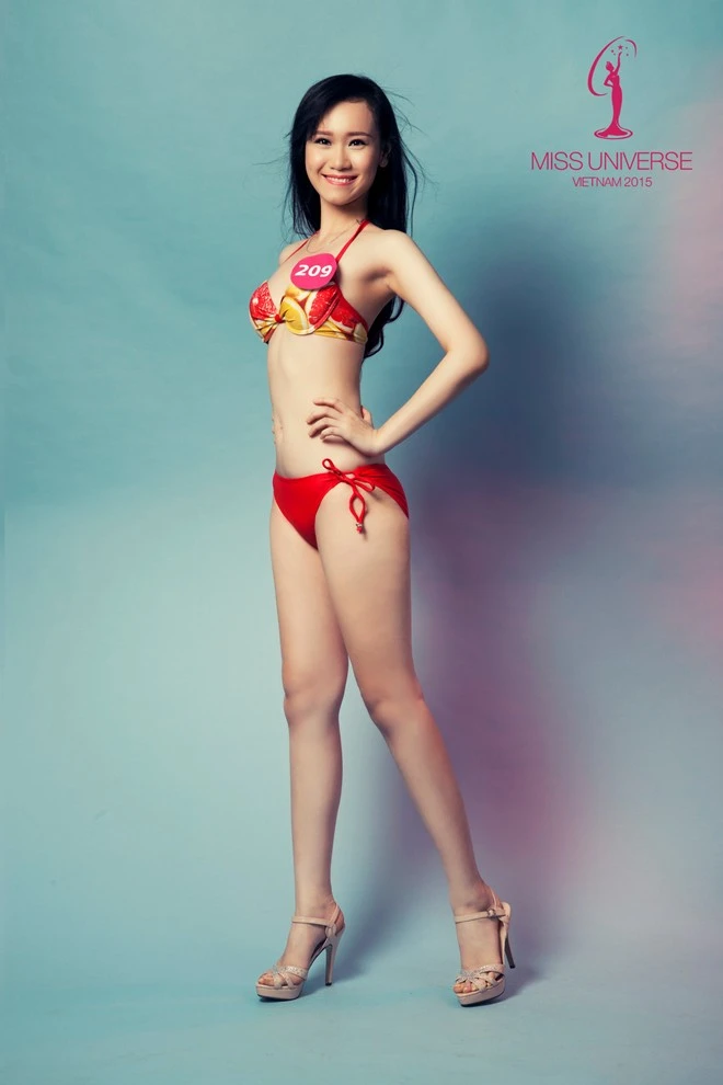 10 thí sinh HH Hoàn vũ miền Nam có số đo ba vòng lý tưởng