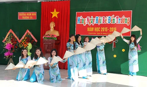 Lễ khai giảng dễ thương ở Trường Mầm non Trường Sa ảnh 3