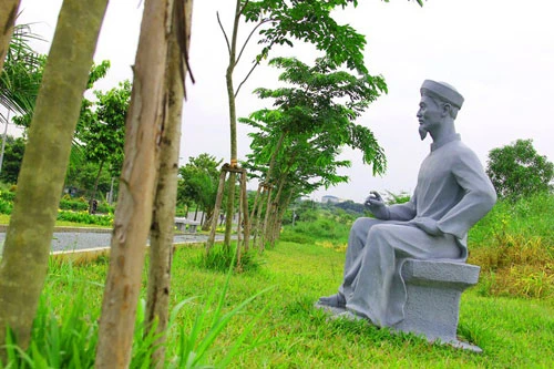 Vườn tượng danh nhân ở làng đại học ảnh 6