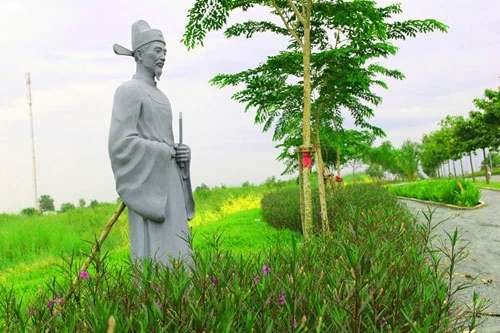 Vườn tượng danh nhân ở làng đại học ảnh 8