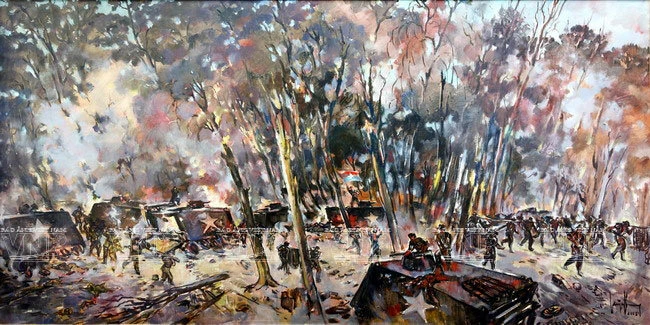 Tranh của họa sĩHuỳnh Phương Đông