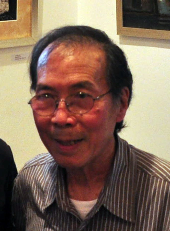 Họa sĩ Đinh Cường - Ảnh: Thái Lộc