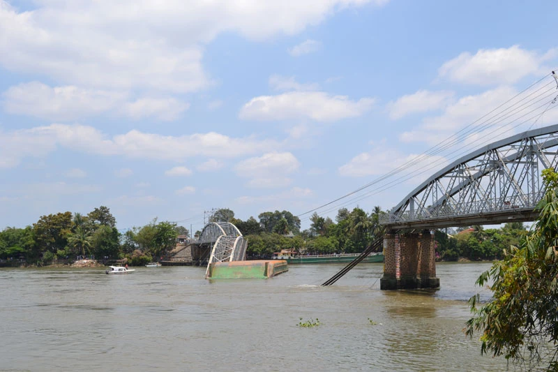 Toàn cảnh vụ sập cầu Ghềnh qua ảnh ảnh 3