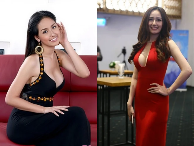 Những người đẹp Việt 'nghiện' váy khoe ngực