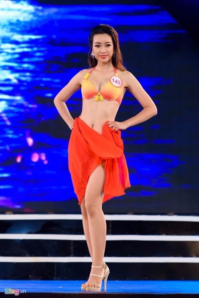 Mỹ Linh từng lọt top 15 cuộc thi Hoa hậu Hoàn vũ Việt Nam 2015