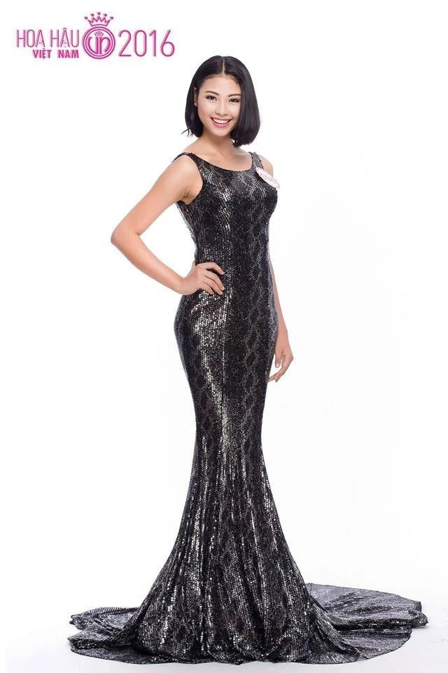 Đào Thị Hà là thí sinh có mái tóc ngắn duy nhất trong top 36 Hoa hậu Việt Nam