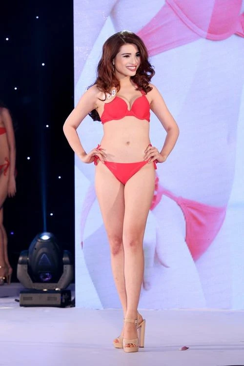 Phạm Thị Diễm Nhi: SN 1996, đến từ Khánh Hòa. Cô cao 1m65, cân nặng 55kg, số đo 3 vòng: 87-61-88