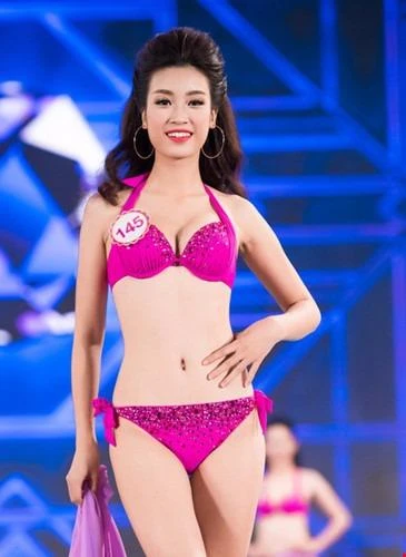 Tân Hoa hậu Đỗ Mỹ Linh cao 171 cm, nặng 52 kg, số đo ba vòng 87-61-94