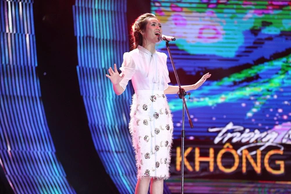 Ca khúc “Không quay lại” của Kiều Diễm đã nhận được 13 điểm từ Hội đồng chuyên môn. Ảnh BTC