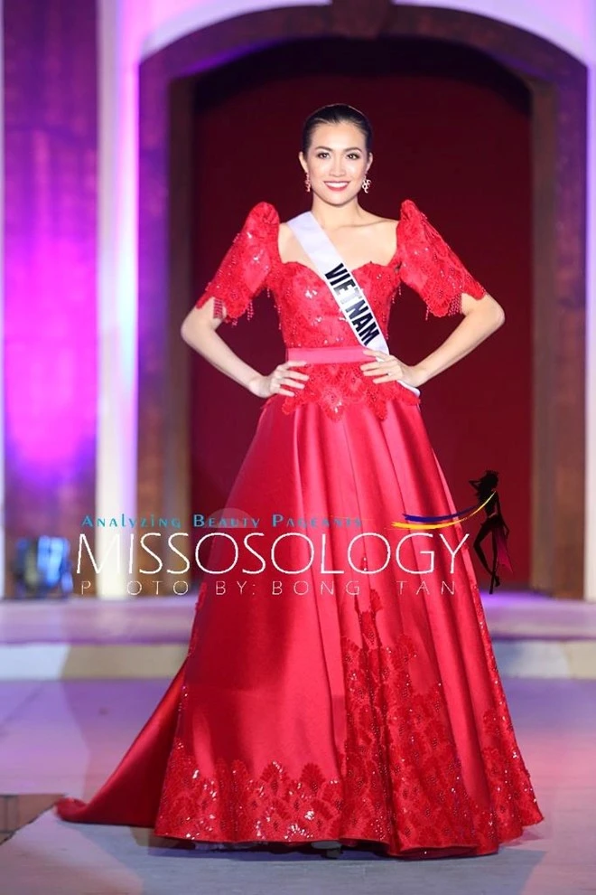 Le Hang vao top 5 Thi sinh duoc yeu thich o Miss Universe hinh anh 2