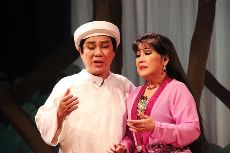 Kết quả hình ảnh cho NS Phượng Liên với Thanh Sang