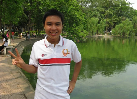 Phan Minh Đức - học sinh trường THPT Ams duy nhất giành được vòng nguyệt quế cho tới nay