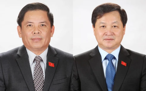 Ông Nguyễn Văn Thể và ông Lê Minh Khái.