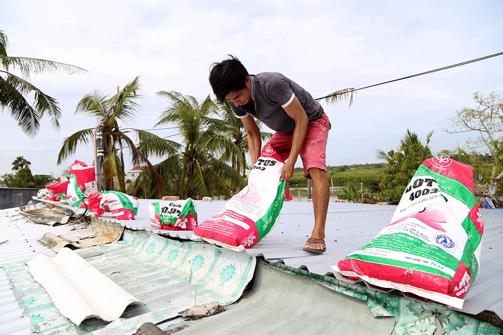 Hình ảnh người dân Cà Mau chống bão số 16 ảnh 4