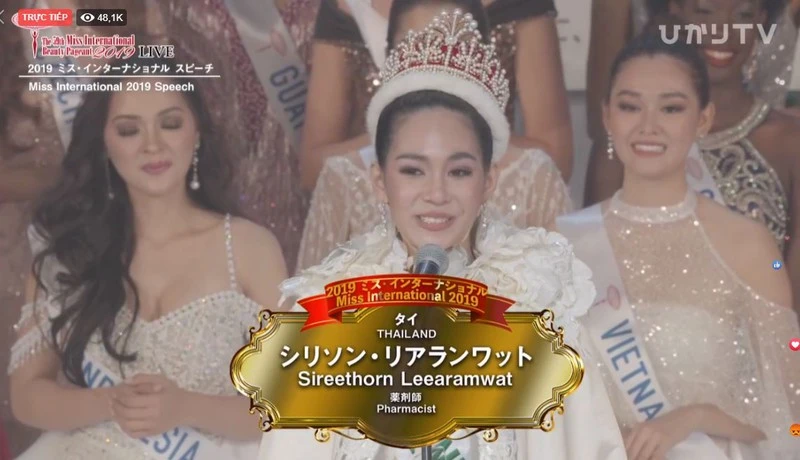 Người đẹp Thái Lan đăng quang Hoa hậu Quốc tế 2019 - ảnh 4