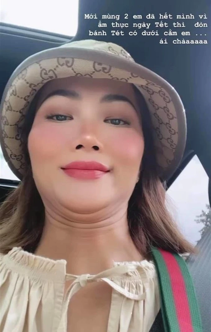 Sao Việt khoe dáng và tăng cân sau Tết ảnh 1