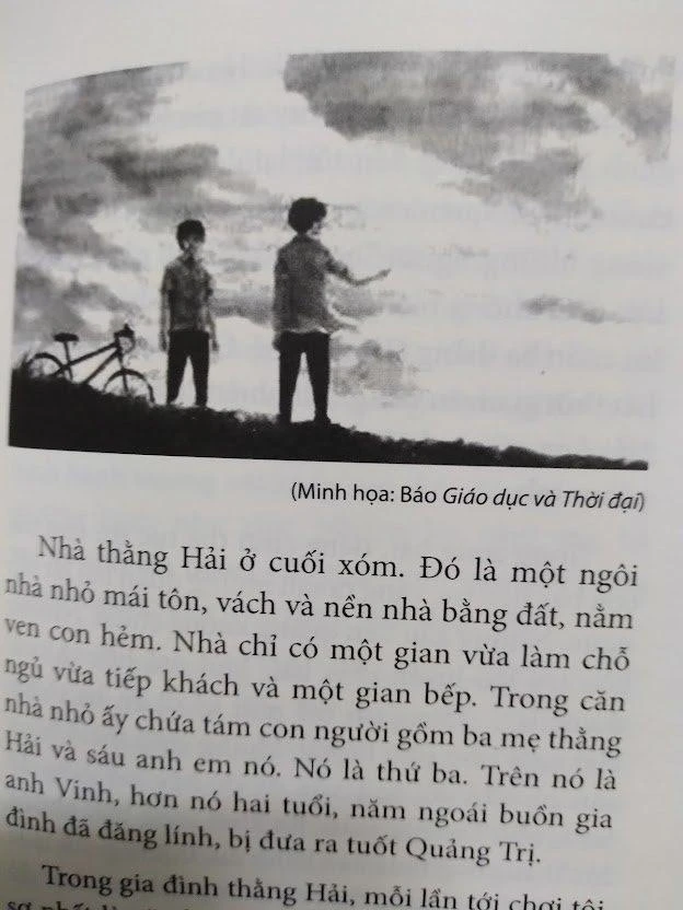 Minh họa truyện ngắn Chiếc xe đạp trúng thưởng Minh họa truyện ngắn Chiếc xe đạp trúng thưởng