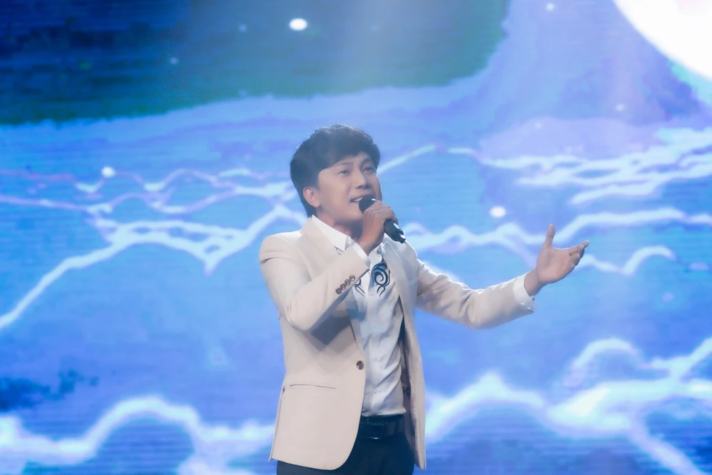 Thí sinh Nguyễn Quang “bản sao” nghệ sĩ Minh Cảnh. Ảnh: SV