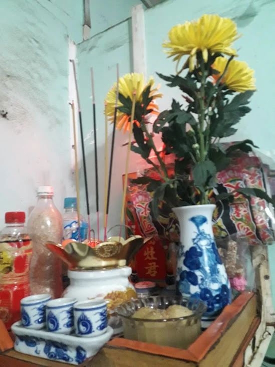 Lễ vật cúng Ông Táo vào ngày 23 tháng Chạp. Ảnh: NGUYỄN TÝ