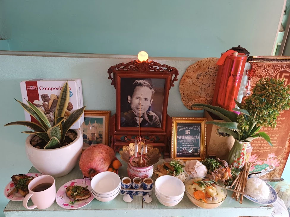 Mâm mặn cúng Tổ tiên, ông bà