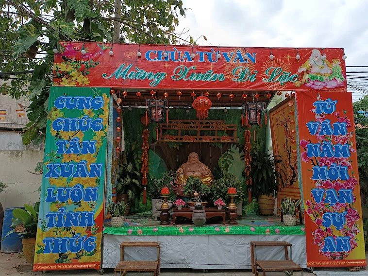 Chùa Từ Vân ở ấp 6A, xã Vĩnh Lộc B