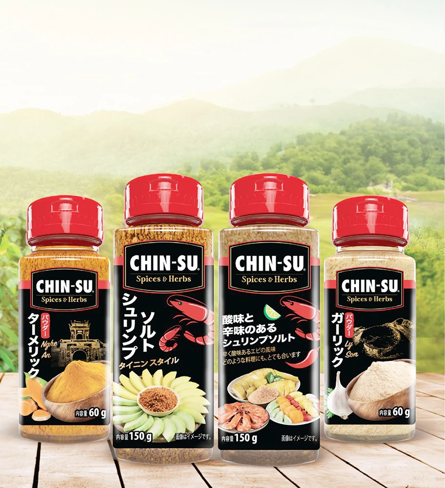 Bộ gia vị bột & hạt đặc sản CHIN-SU lần đầu tiên có mặt tại Foodex.jpg