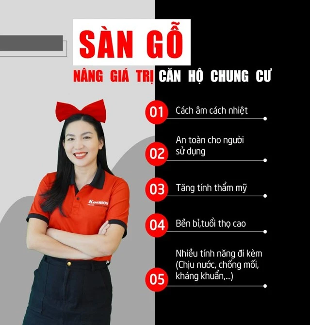Lý do sàn gỗ nâng giá trị căn hộ chung cư - Nguồn: Kosmos.jpg