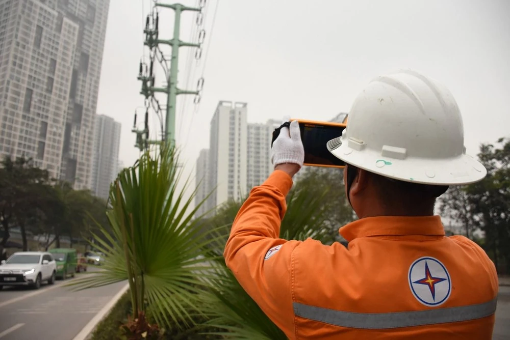 EVNHANOI tăng cường công tác kiểm tra hành lang lưới điện.jpg