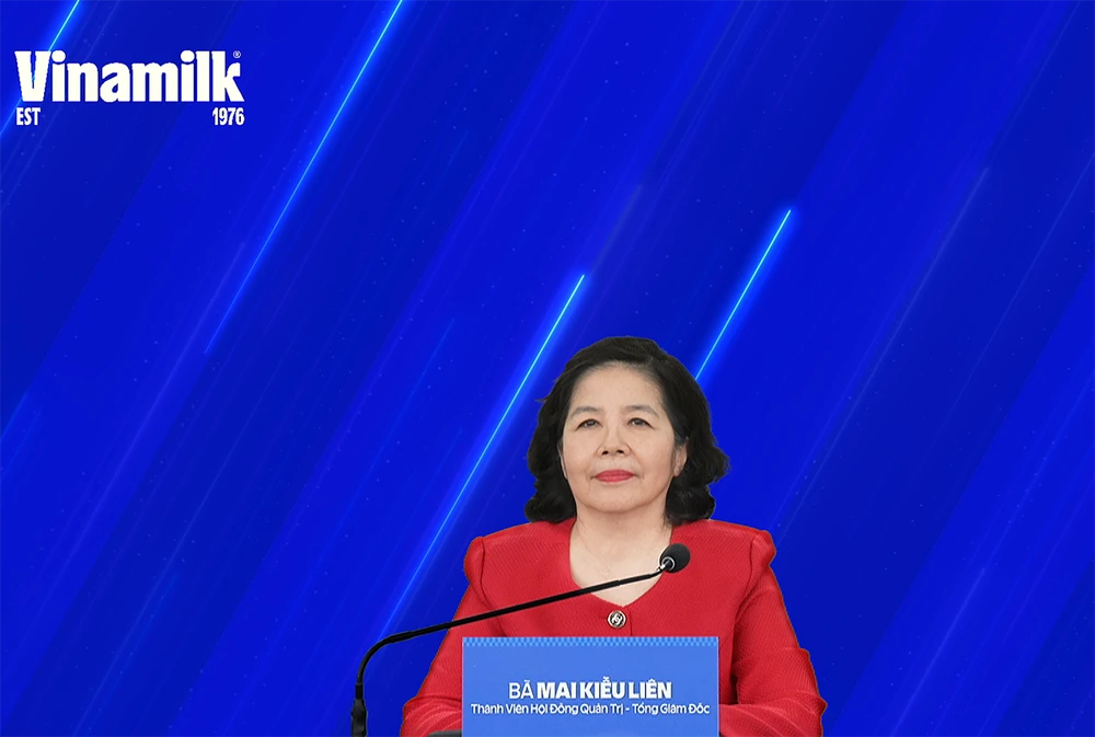 Bà Mai Kiều Liên, thành viên Hội đồng Quản trị kiêm Tổng giám đốc Vinamilk.png