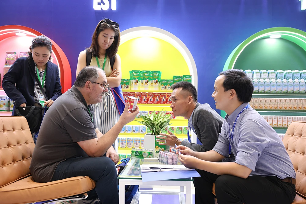 Triển lãm năm nay thu hút nhiều đối tác đến từ các thị trường đa dạng như châu Phi, Nhật Bản, Đông Nam Á, Nam Mỹ.jpg