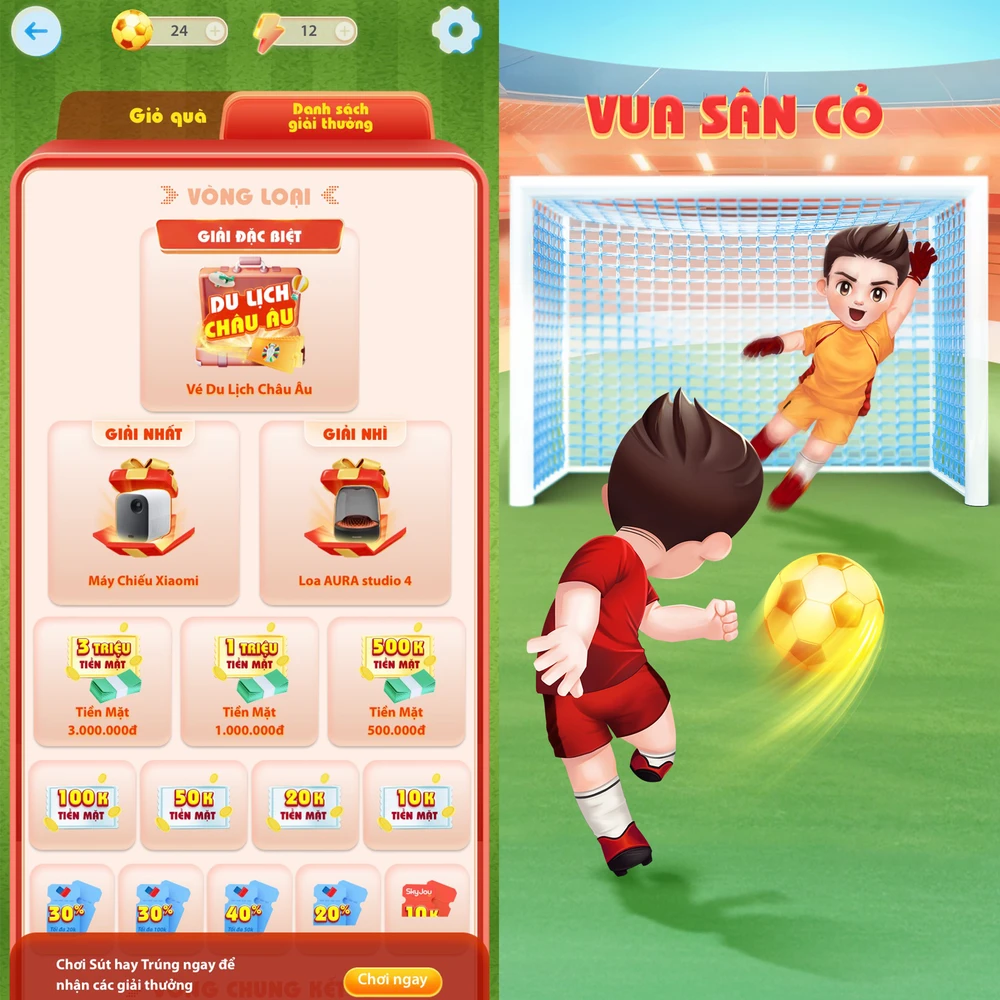 Hóa thân “Vua sân cỏ”, ghi bàn giải thưởng hấp dẫnpng