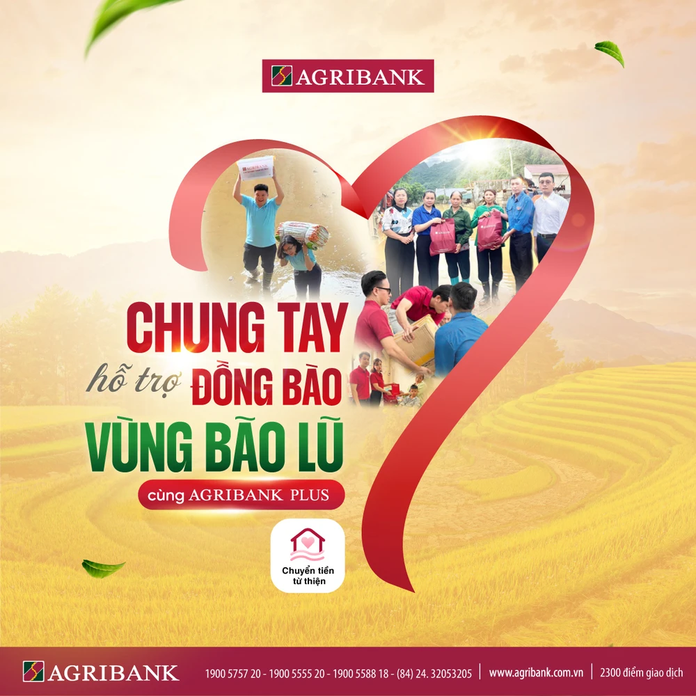 Agribank cập nhật tính năng ‘Chuyển tiền từ thiện’ trên Agribank Plus ủng hộ đồng bào bị ảnh hưởng bão và mưa lũ.jpg
