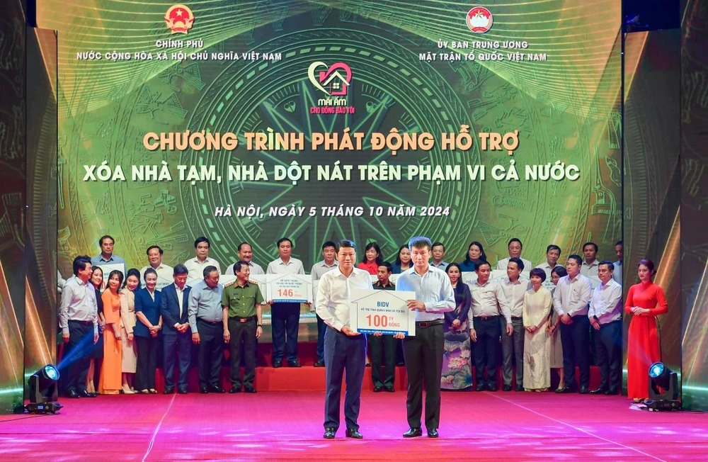 BIDV ủng hộ 100 tỷ đồng chung tay xóa nhà tạm, nhà dột nát.jpg