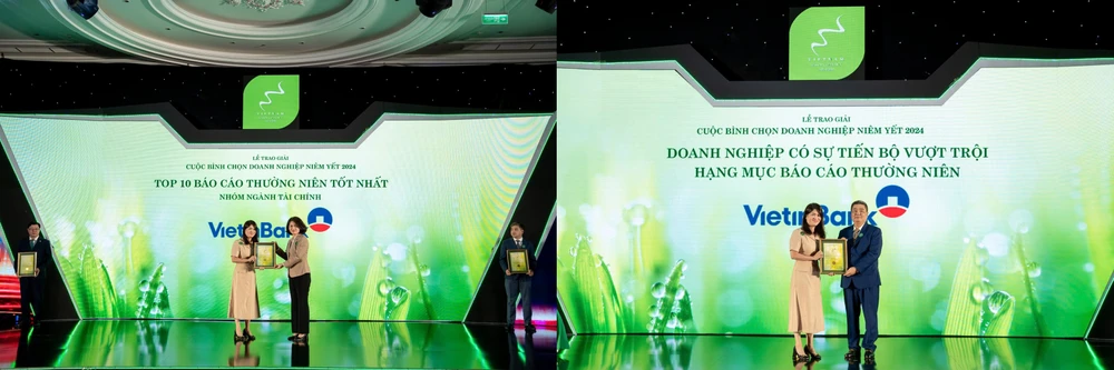 VietinBank giành cú đúp giải thưởng về Báo cáo thường niên tại VLCA 2024.jpg