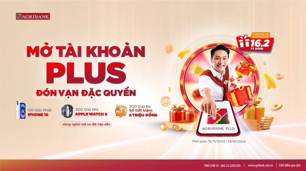 Thu thập sinh trắc học trên Agribank Plus - Cơ hội rinh iPhone 16 và nhiều quà hấp dẫn.jpg