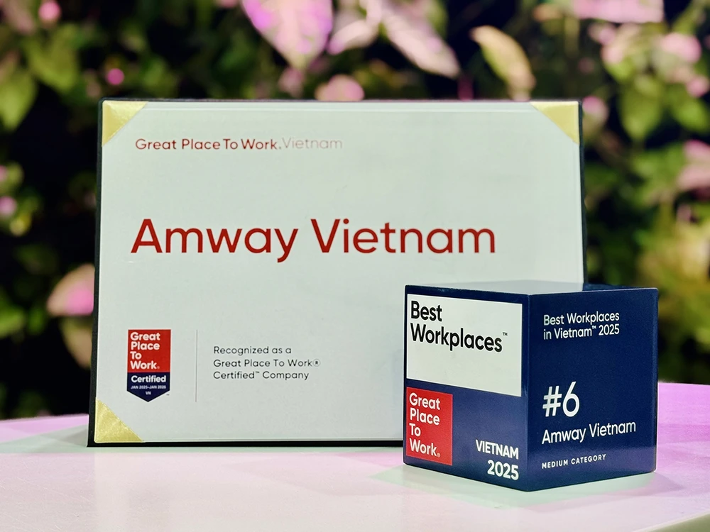 Amway đứng top 6 ‘Nơi làm việc xuất sắc hàng đầu Việt Nam 2025’.jpg