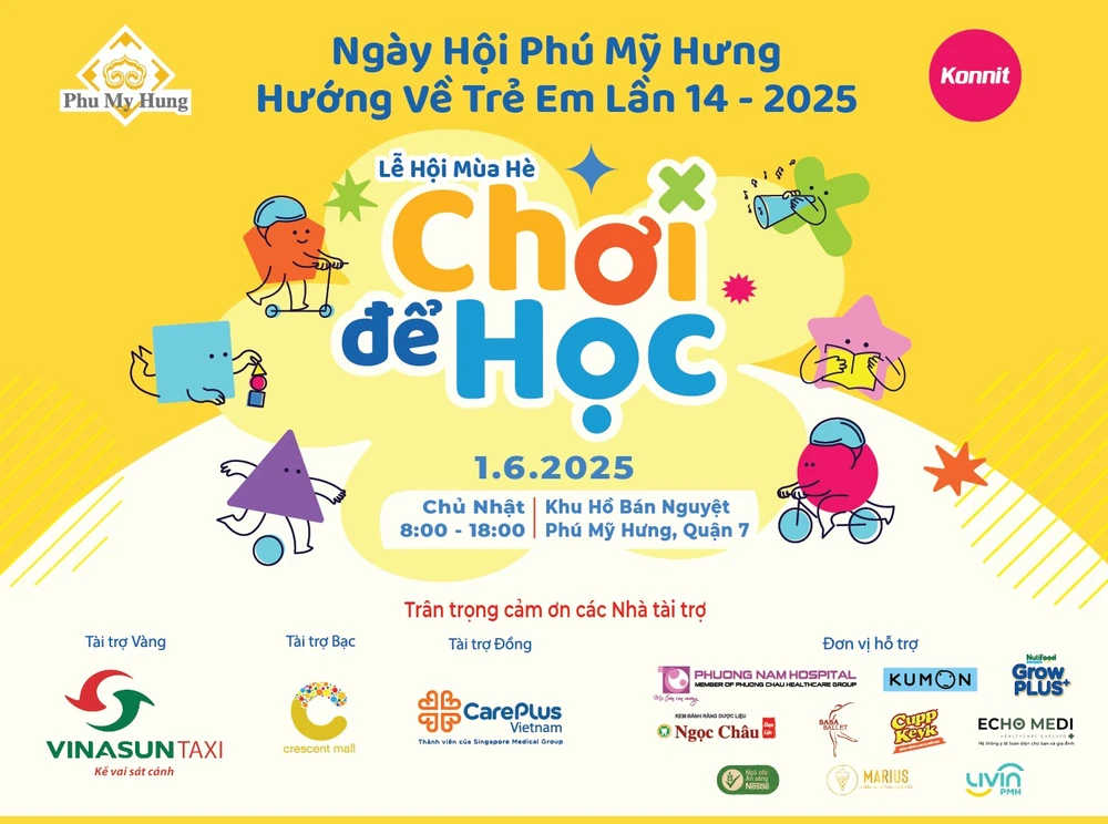 Vui chơi thả ga, nhận ngàn quà tặng tại ngày hội ‘Phú Mỹ Hưng - Hướng về trẻ em’.jpg