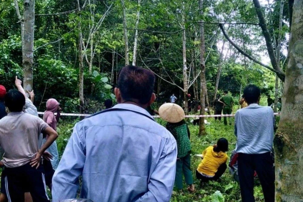 Hiện trường vụ việc.