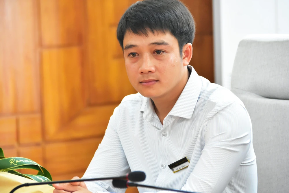 Anh Tô Vũ Đồng, người đã dũng cảm cứu người đuối nước trên sông An Cựu, TP Huế. Ảnh: ND Anh Tô Vũ Đồng, người đã dũng cảm cứu người đuối nước trên sông An Cựu, TP Huế. Ảnh: ND