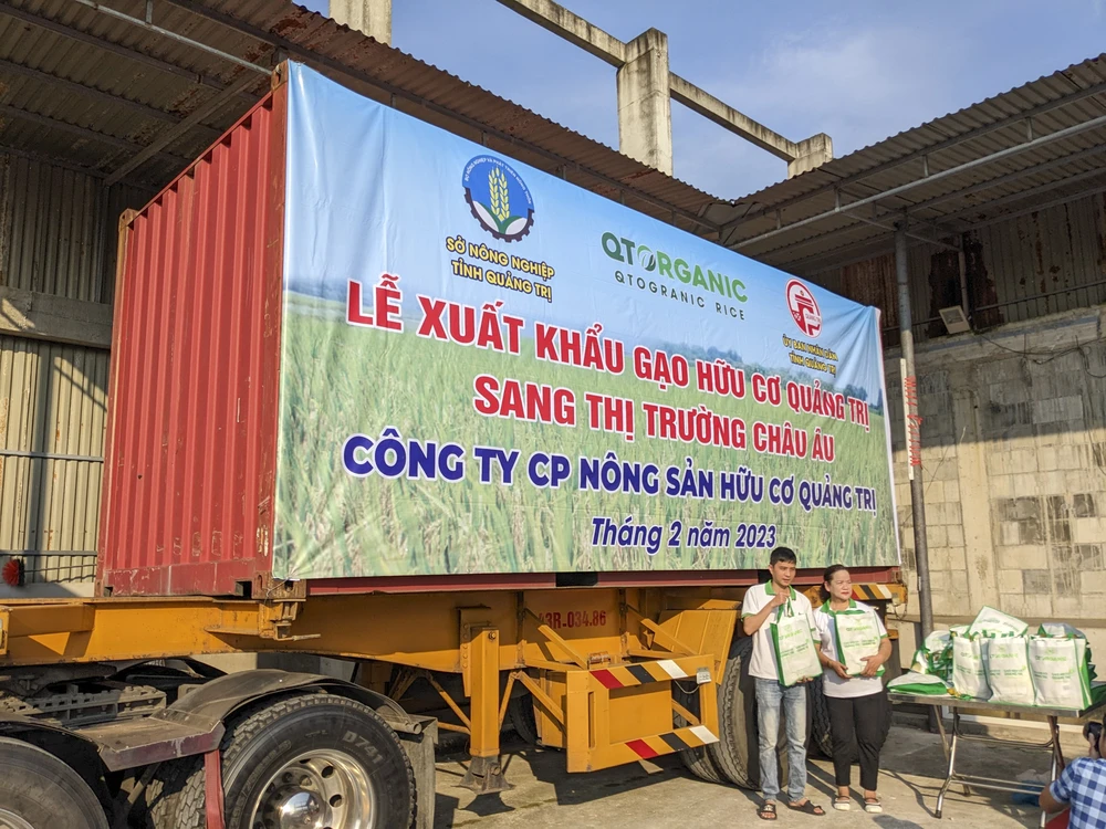 Lô hàng đầu tiên được xuất khẩu sang thị trường Châu Âu. Ảnh: ND