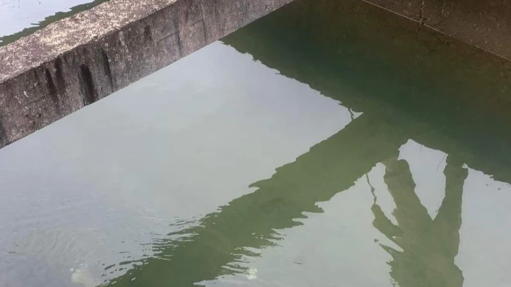 Khu vực phát hiện thi thể em LVĐ.