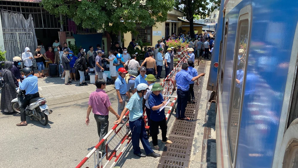 Hiện trường vụ việc. Ảnh: B.LÂM