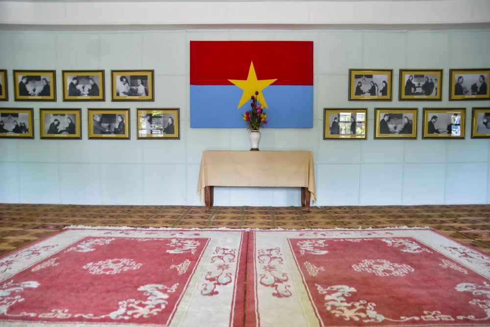 Chính phủ Cách mạng lâm thời CHMNVN ra đời ngày 6-6-1969 trên cơ sở hiệp thương giữa Mặt trận dân tộc giải phóng MNVN và Liên minh các lực lượng dân tộc dân chủ và hòa bình Việt Nam. Ảnh: NGUYỄN DO