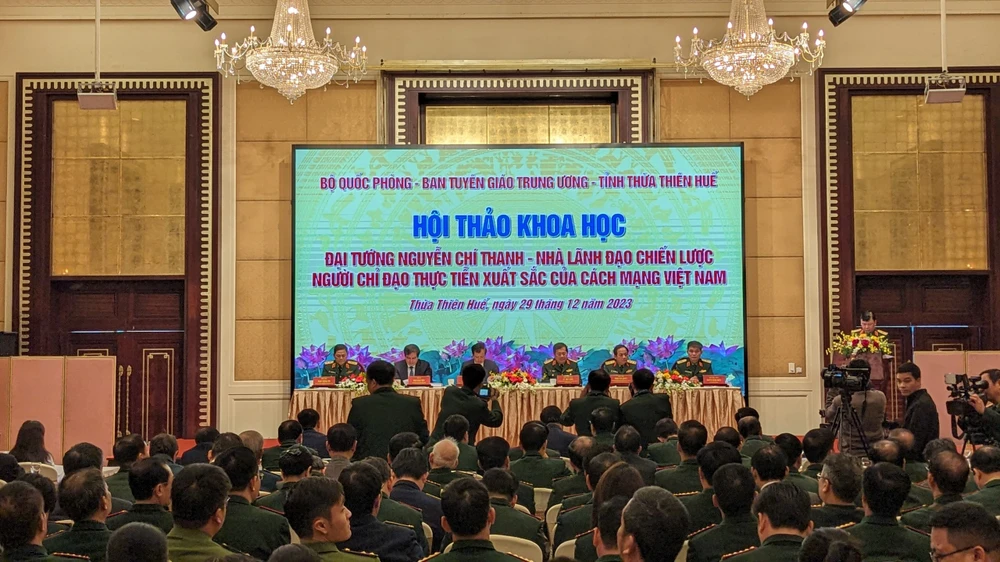 Hội thảo khoa học kỷ niệm 110 năm ngày sinh Đại tướng Nguyễn Chí Thanh
