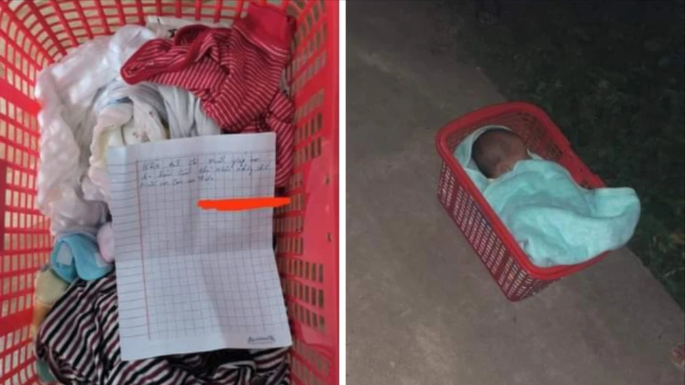 bé gái bị bỏ rơi