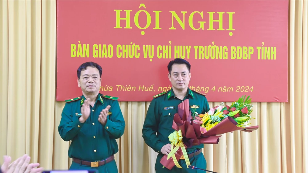 Bộ đội biên phòng tỉnh Thừa Thiên Huế có tân chỉ huy trường