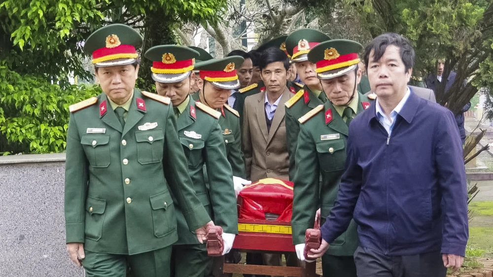 hài cốt liệt sĩ